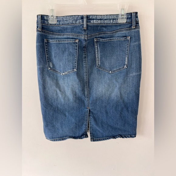 Women’s Denim High Waisted Skirt - Picture 2 of 3